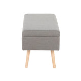 Versatile Storage Contemporary Bench - Furniture Home Direct