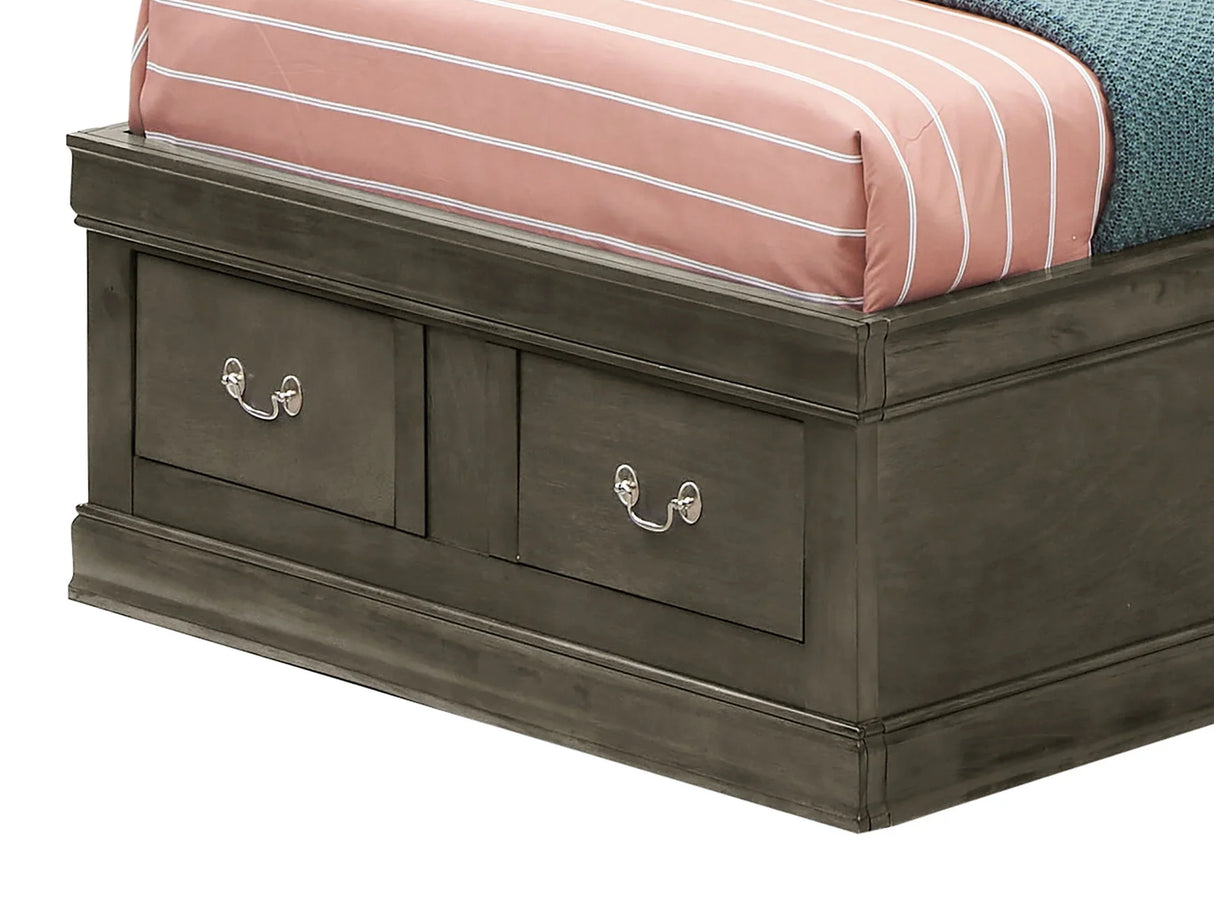 Louis Phillipe - Bookcase Storage Bed - Furniture Home Direct