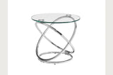 Modern Contemporary Cocktail Table Set - Chrome - Furniture Home Direct