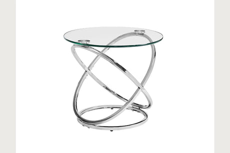 Modern Contemporary Cocktail Table Set - Chrome - Furniture Home Direct