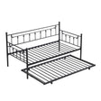 Twin Daybed With Trundle - Black - Furniture Home Direct