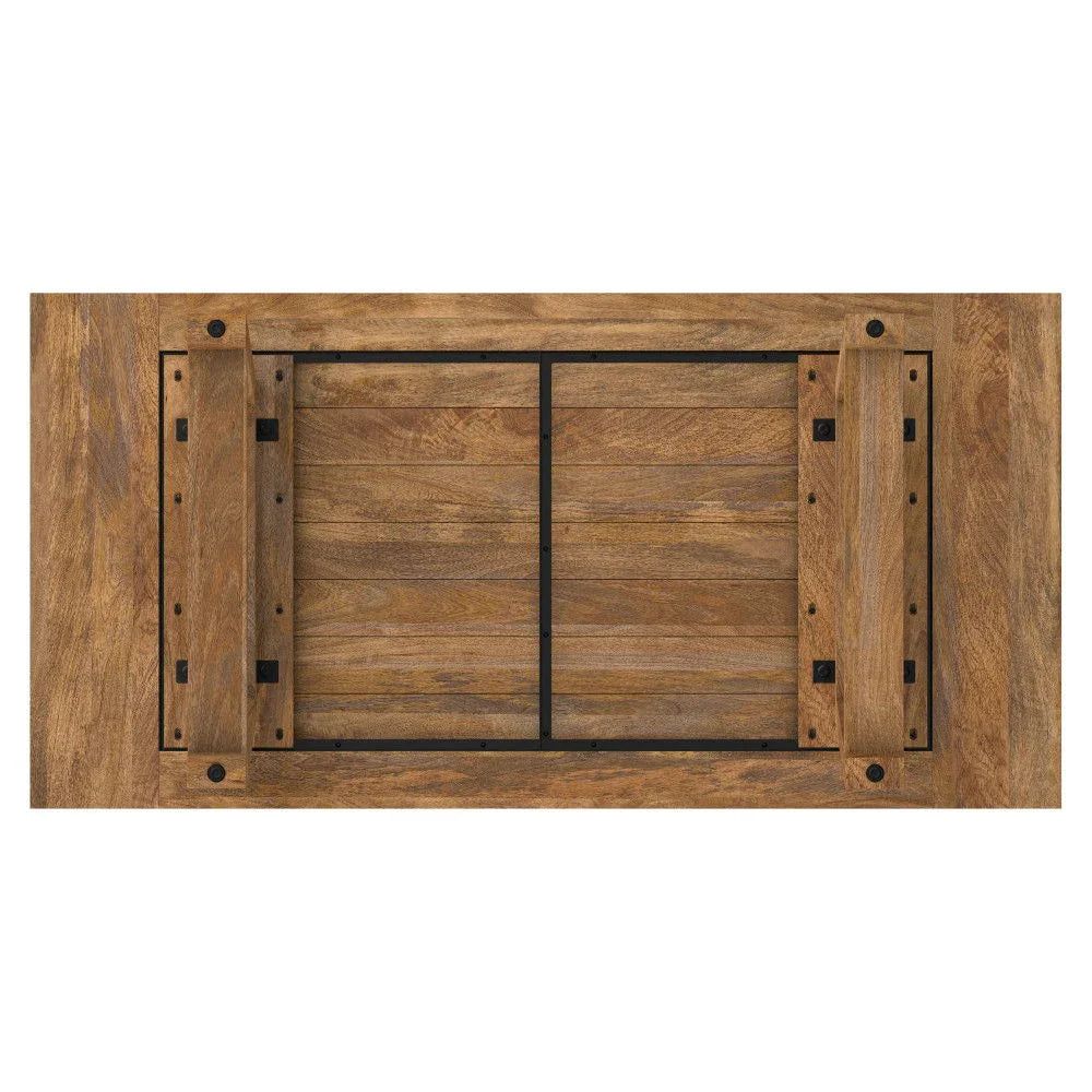 Whitley - Dining Table In Burnt Wax - Brown - Furniture Home Direct