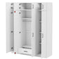 Contemporary 4 Door Wardrobe With 1 Drawer And Top Cabinet - Furniture Home Direct