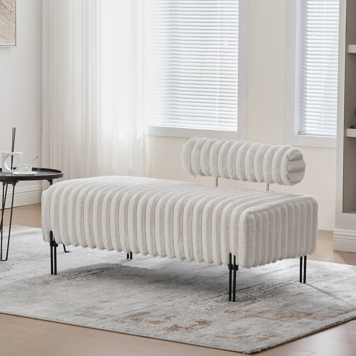 Mini Loveseat With Adjustable Backrest