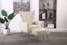 Accent Chair With Ottoman, Comfy Armchair For Living Room - Furniture Home Direct