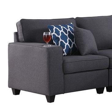 Cooper - Beautiful Sofa With Cupholder - Furniture Home Direct