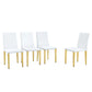 Elegant Upholstered Chairs With Metal Legs - Furniture Home Direct