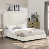 Upholstered Platform Bed - Furniture Home Direct