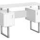 Computer Desk, Home Office, Laptop, Storage, Work, Contemporary, Modern - Furniture Home Direct