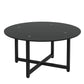 JWS Round Glass Coffee Table, Clear Coffee Table, Modern Side Center Tables For Living Room - Furniture Home Direct