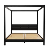 Canopy Bed Frame Modern Minimalist Boho - Furniture Home Direct