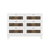 Bedroom Bundle - Queen Bed + Dresser + Two Nightstands + Rug + Faux Plant - Furniture Home Direct