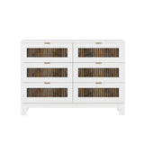 Bedroom Set Full Size Bed Dresser Nightstands Wood White - Furniture Home Direct