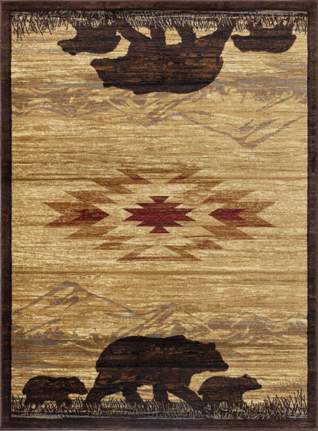 Nature's Nest - GC_CBL3006 Lodge Area Rug - Furniture Home Direct