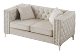 Elegant Track Arm Loveseat - Furniture Home Direct