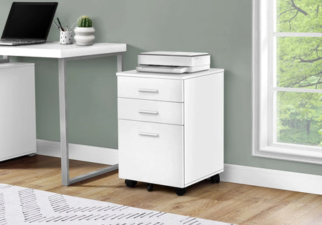 File Cabinet, Rolling Mobile, Storage Drawers, Printer Stand, Office, Work, Contemporary, Modern - Furniture Home Direct