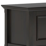 Amherst - Low TV Media Stand - Hickory Brown - Furniture Home Direct