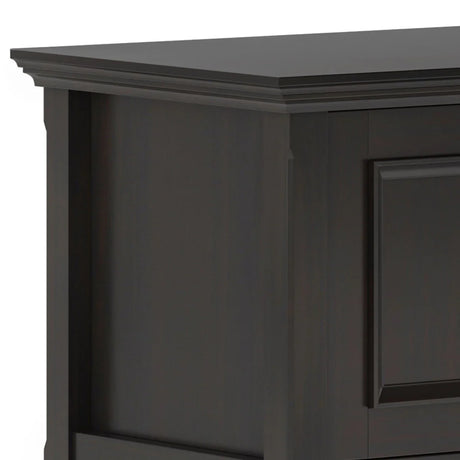 Amherst - Low TV Media Stand - Hickory Brown - Furniture Home Direct