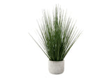 21" Tall, Artificial Plant, Grass, Indoor, Faux, Fake, Table, Greenery, Potted, Real Touch, Decorative - Green / White - Furniture Home Direct
