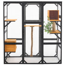 Outdoor Cat House, Diy Cat Enclosure Catio With Double Enter Doors - Furniture Home Direct