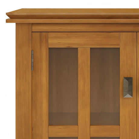 Artisan - Low Storage Cabinet - Honey Brown - Furniture Home Direct