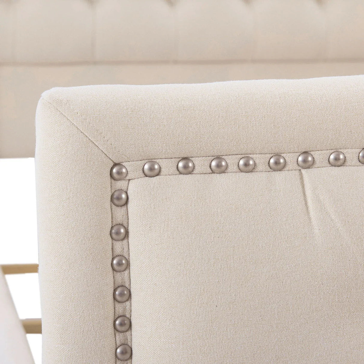 Marcella - Upholstered Shelter Headboard Bed Set - Furniture Home Direct