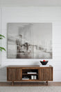 TV Cabinet With Recycle Wood 2 Door - Brown - Furniture Home Direct