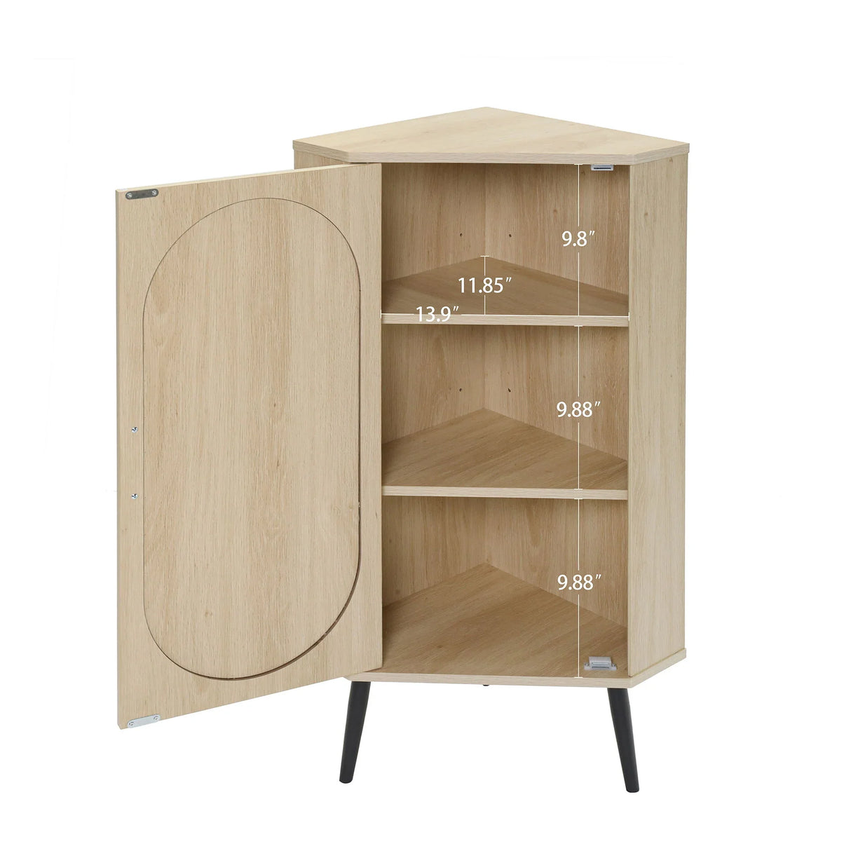 Freestanding Corner Corner Cabinet For Living Room - Furniture Home Direct