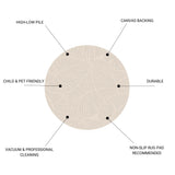 Curve - Round Rug - Furniture Home Direct