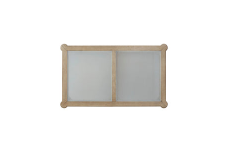 Frosted Glass Top Coffee Table With Casters - Sand - Furniture Home Direct