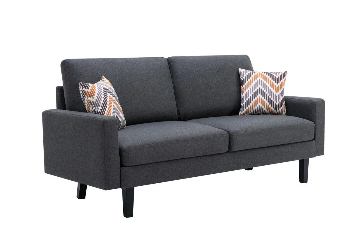 Bahamas - Minimalistic Sofa With 2 Throw Pillows - Furniture Home Direct