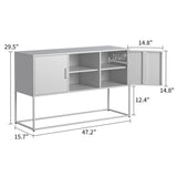 Modern Sideboard Buffet With Plenty Of Storage Space, Anti-Tilt Mechanism, Elegant Handles, Silent Magnetic Closure And Eco-Friendly Finish For Kitchen, Dining Room And Living Room - Furniture Home Direct