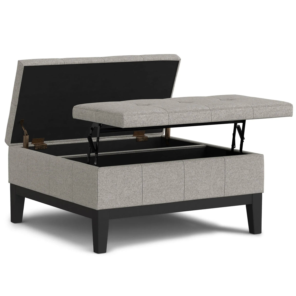 Dover - Multifunctional Lift Top Coffee Table Storage Ottoman - Furniture Home Direct