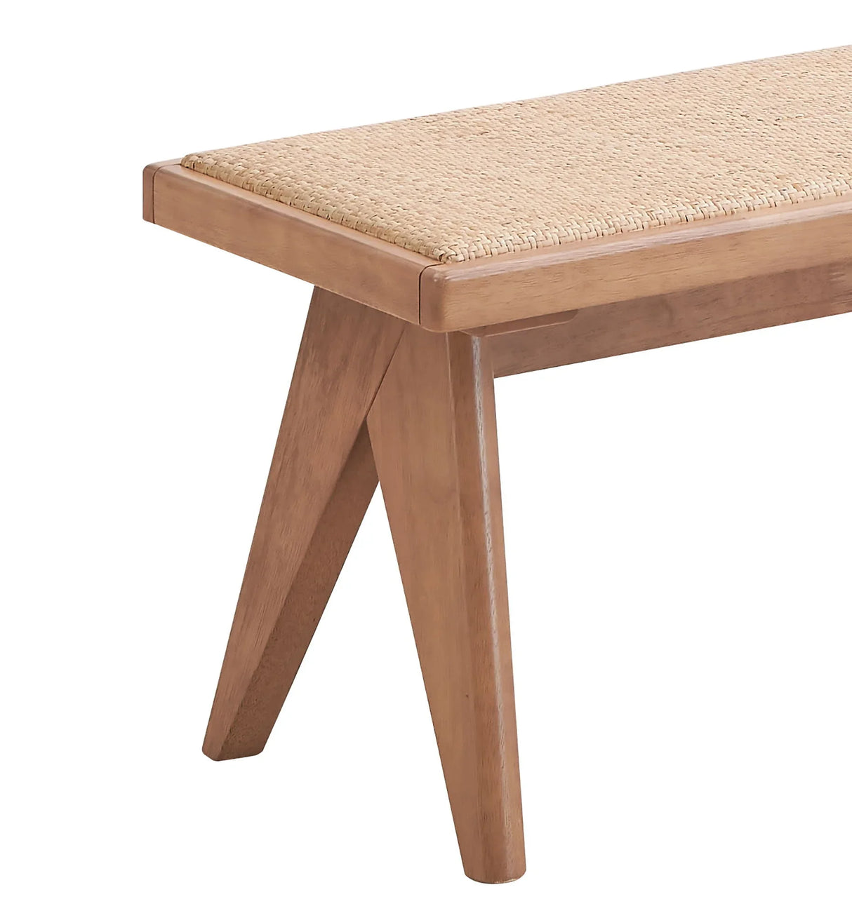 Velentina Outdoor Bench - Rattan / Natural - Furniture Home Direct
