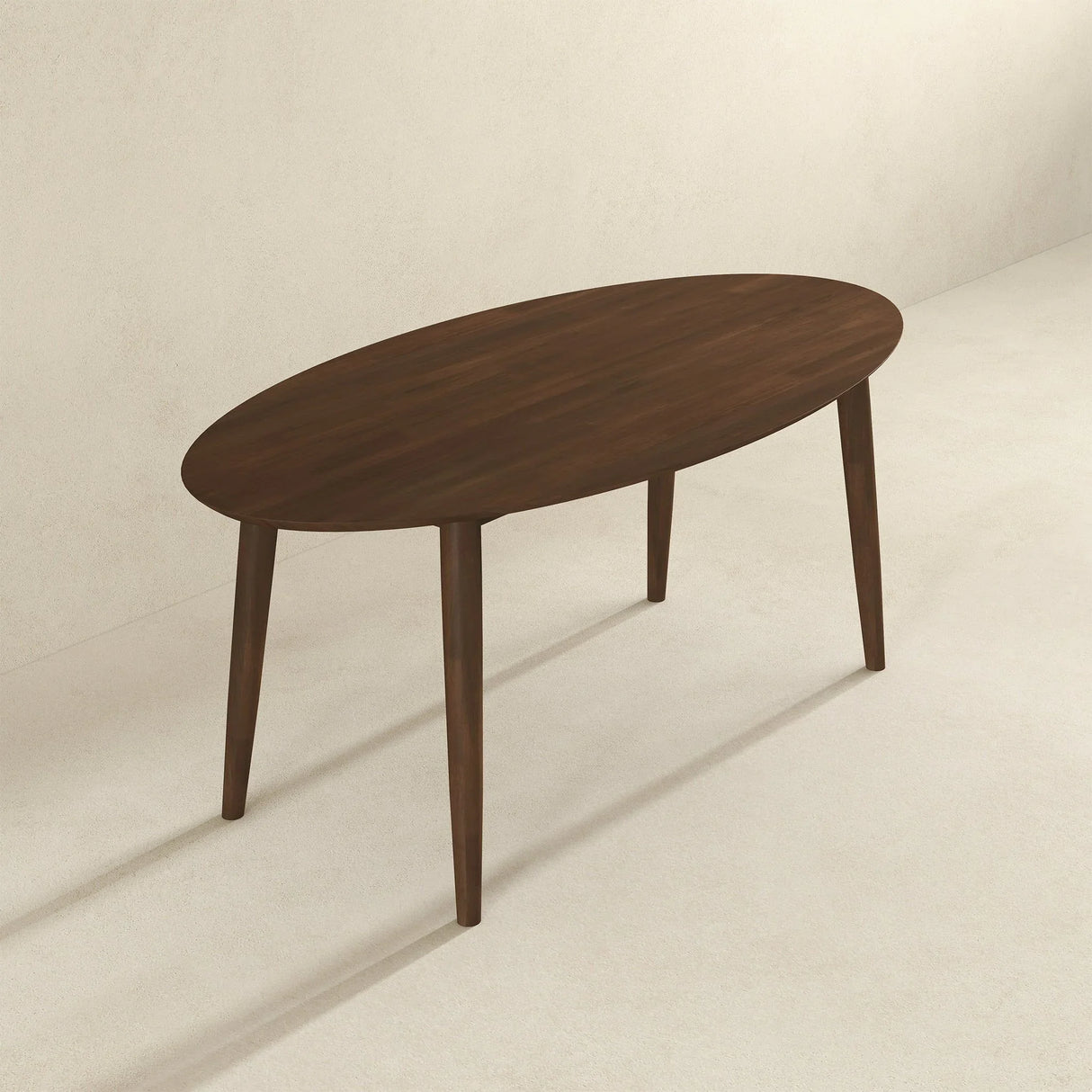 Ada - Mid-Century Modern Style Oval Dining Table - Furniture Home Direct