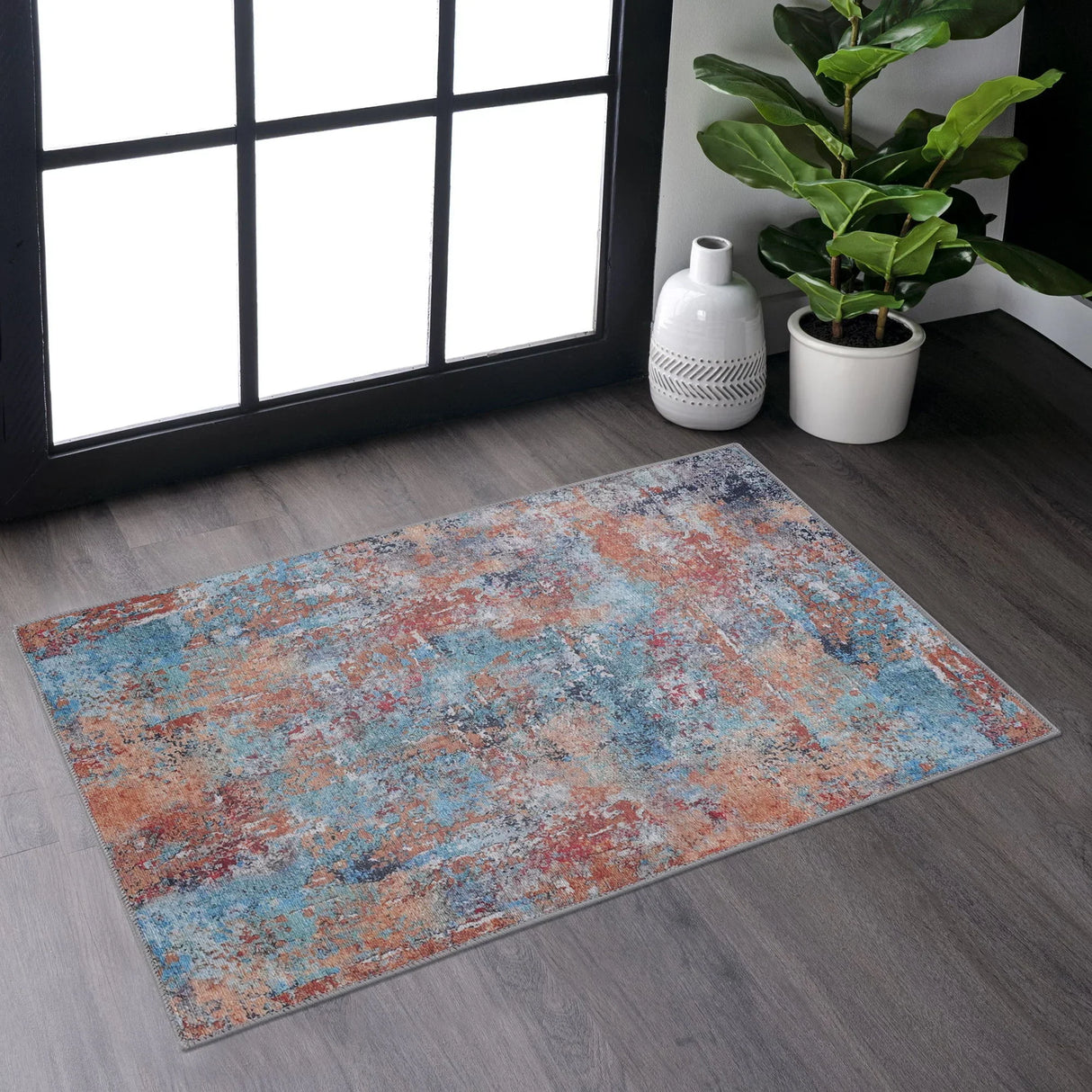 Maval - Machine Washable Area Rug - Furniture Home Direct