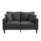 Modern Upholstered Loveseat Sofa, High Resilience - Furniture Home Direct