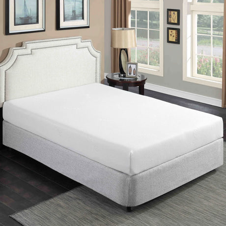 8" Plush Gel Memory Foam Mattress For Bed, Polyester Aloe Vera Cover - Furniture Home Direct