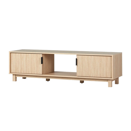 Modern Fluted Door Minimalist TV Stand - Furniture Home Direct
