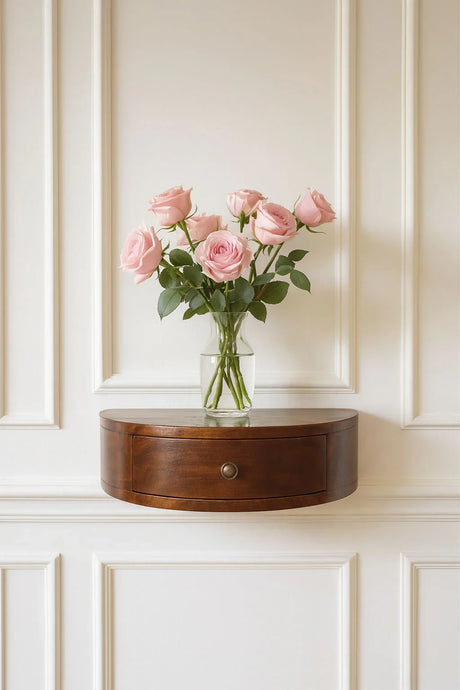Lunar - Drawer Floating Nightstand - Furniture Home Direct