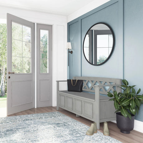 Amherst - Handcrafted Entryway Storage Bench - Furniture Home Direct