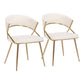 Jie - Glam Dining Chair (Set of 2) - Furniture Home Direct