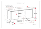 Lowry - Handcrafted Sideboard Buffet - Furniture Home Direct