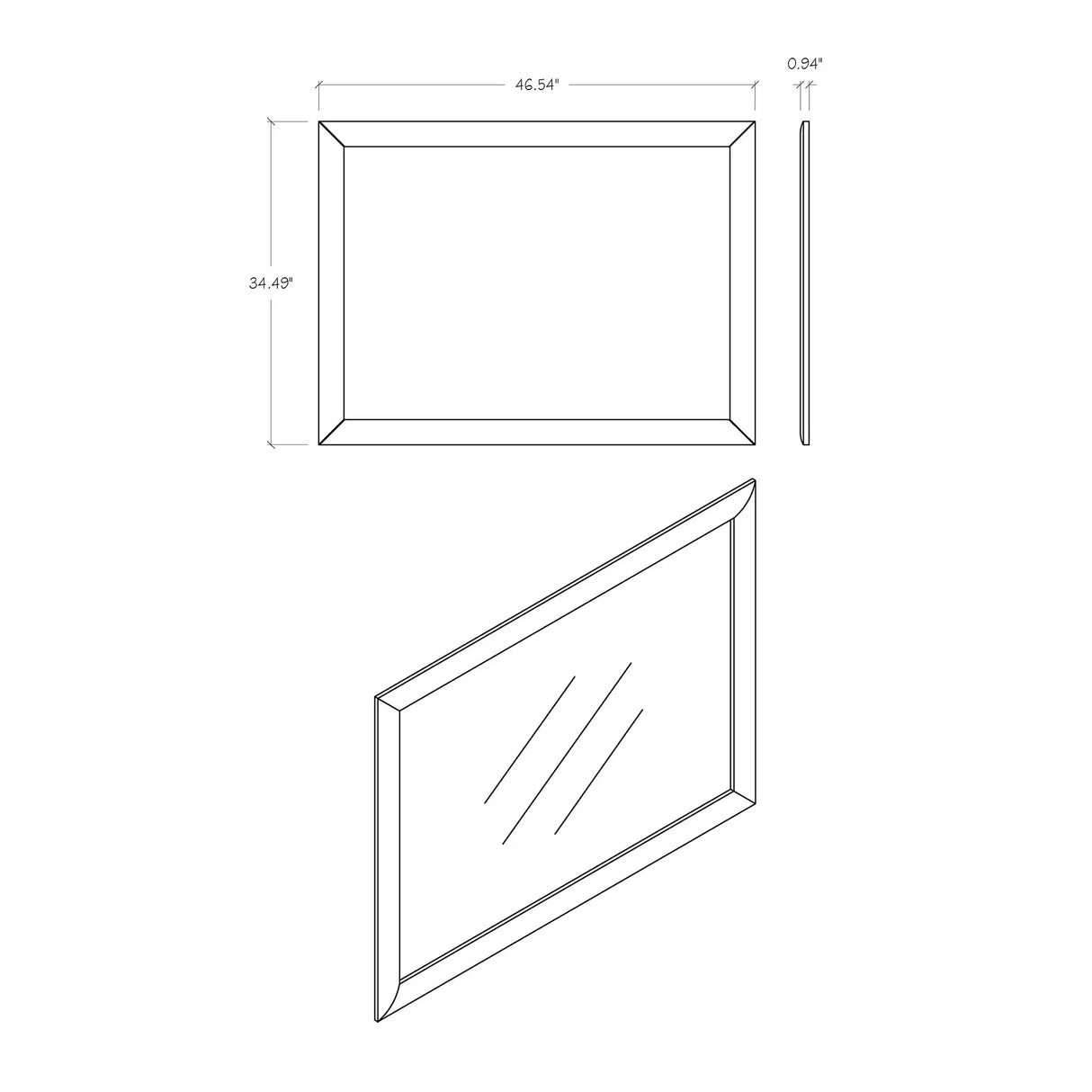 Civic - Mirror - Furniture Home Direct
