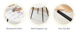 Dining Chairs Four Upholstered Leather Black Legs White - Furniture Home Direct
