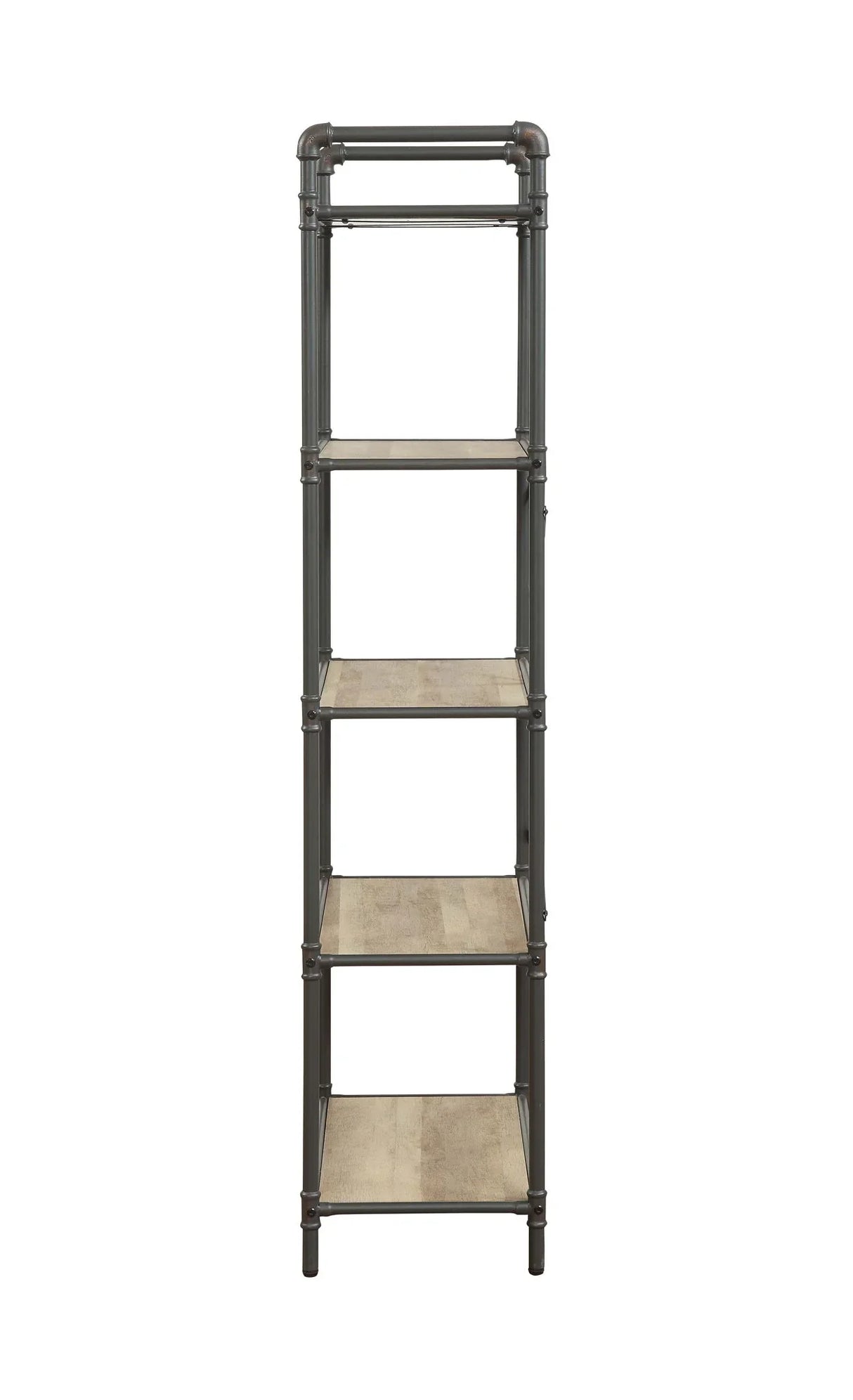 Itzel - Bookshelf - Antique Oak / Sandy Gray - Furniture Home Direct