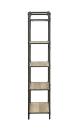 Itzel - Bookshelf - Antique Oak / Sandy Gray - Furniture Home Direct