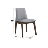 Kaela - Side Chair (Set of 2) - Light Gray - Furniture Home Direct