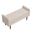 Teddy Velvet Storage Stool With Storage Space For Apartments - Furniture Home Direct