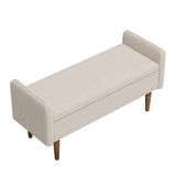 Teddy Velvet Storage Stool With Storage Space For Apartments - Furniture Home Direct